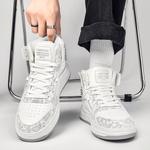 Кроссовки TFKY Skateboarding Shoes Men High-top, белый/синий - фото 4