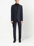 Костюм с однобортным пиджаком Zegna, синий - фото 2