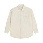 Рубашка Lemaire Western Shirt 'Creamy White', белый - фото