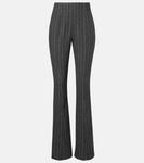 Полосатые брюки Carolina Herrera, charcoal Grey M - фото