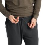 Бамбуковые легкие флисовые джоггеры Free Fly, черный - фото 4