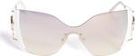 Очки GUESS GU7719, White/Smoke Mirror - фото