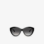 Солнцезащитные очки Jimmy Choo из ацетата, черный - фото