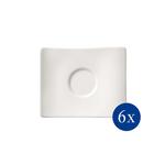 Набор блюдец Villeroy & Boch NewWave, 6 предметов, 14x11,5 см, белый - фото