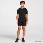 Компрессионные шорты с принтом для мальчиков DSG, черный - фото 4