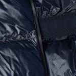 Пуховик женский Burberry дутый, темно-синий - фото 5