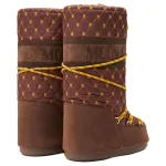 Icon Quilted Lace Up Snow Boots Moon Boot, коричневый - фото 4