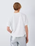 Футболка John Lewis ANYDAY Cotton Boxy Fit, белый - фото 2