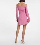 Мини-платье Everleigh из крепа Emilia Wickstead, розовый - фото 3