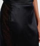 Юбка-карандаш из шелкового креп-сатина Tom Ford, черный - фото 4