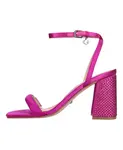 Сандалии цвета фуксии Guess, розовый - фото