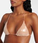 Бикини с пайетками Oséree, бежевый - фото 4