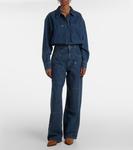 Прямые джинсы Офра Marant Etoile, черный - фото 7