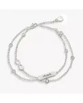 Браслет Mom Infinity Chain, регулируемый Alex And Ani, silver - фото