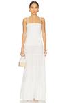 Макси-платье Clementine Peixoto, white lotus - фото
