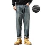 Джинсы мужские Jeep, синие на флисовой подкладке - фото 11