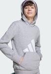 Толстовка с капюшоном ESSENTIALS HOODIE JUNIOR UNISEX Adidas Performance, серый - фото 4