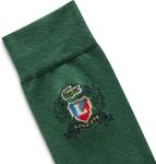 Носки Lacoste Unisex Jacquard Shield Accent, Green - фото 4