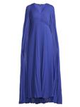 Платье макси с кейпом Joelle плиссе Ungaro, цвет Lapis Blue - фото 5