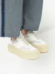 Кроссовки на платформе MM6 Maison Margiela, белый - фото 6