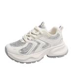 Кроссовки женские толстые низкие Annai, черный - фото