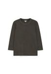 Топ ARKET Long sleeved top, Black/Anthracite - фото 5