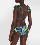 Верх бикини с оборками и принтом PUCCI, разноцветный - фото 3