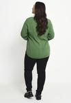 Блузка Kaffe Curve Kcami, зеленый - фото 3