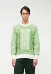 Джемпер Lacoste, Billiard Green/Flour - фото