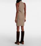 Мини-платье Carmen из кашемира в рубчик Lisa Yang, Mole - фото 3