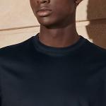 Футболка мужская темно-синяя Hermes, синий - фото 3