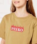 Футболки Oversize fit Pinko Up, зеленый - фото 4