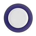 Тарелка для хлеба Francisco Carreau Bleu 18 см Rosenthal, белый синий - фото