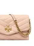 Кошелек Kira Chevron Chain Tory Burch, розовый - фото 5