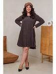 Платье темно-коричневого цвета Curvy Lady - фото 5