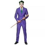 Мужской костюм Бэтмена Джокера с галстуком Suitmeister, фиолетовый - фото