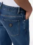 Прямые джинсы Philipp Plein, синий - фото 4