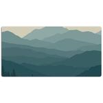 Настольный коврик Tulup Wald, 90x45x1 см, синий - фото