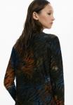 Блуза Desigual BUTTONED ANIMAL PRINT, Green - фото 5