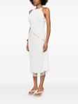 Платье миди Christopher Esber Urchin, белый - фото 3