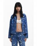 Женская джинсовая куртка Daisy Desigual, Medium blue - фото