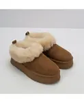 Тапочки на платформе Tazzelle Ugg, коричневый - фото 3
