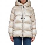 Куртка-пуховик с молнией и кулиской MaxMara, Light Umber - фото 4