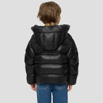 Детская пуховая куртка GAP, черный - фото 5