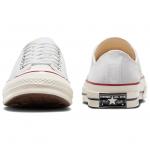 Чак 70 Кроссовки низкие матовые белые Unisex Converse - фото 3