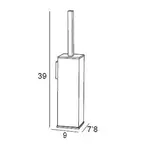 Настенный держатель для унитаза Manillons Torrent, хром - фото 2