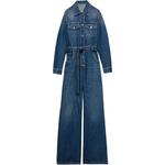 Джинсовый комбинезон PRADA, синий - фото