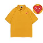 emoji Рубашка-поло унисекс с эмодзи, Белый (хлопок) - фото 7