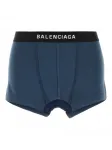 Боксеры с логотипом BALENCIAGA, синий - фото
