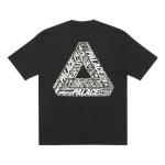 Футболка tri-text t-shirt 'black' Palace, черный - фото